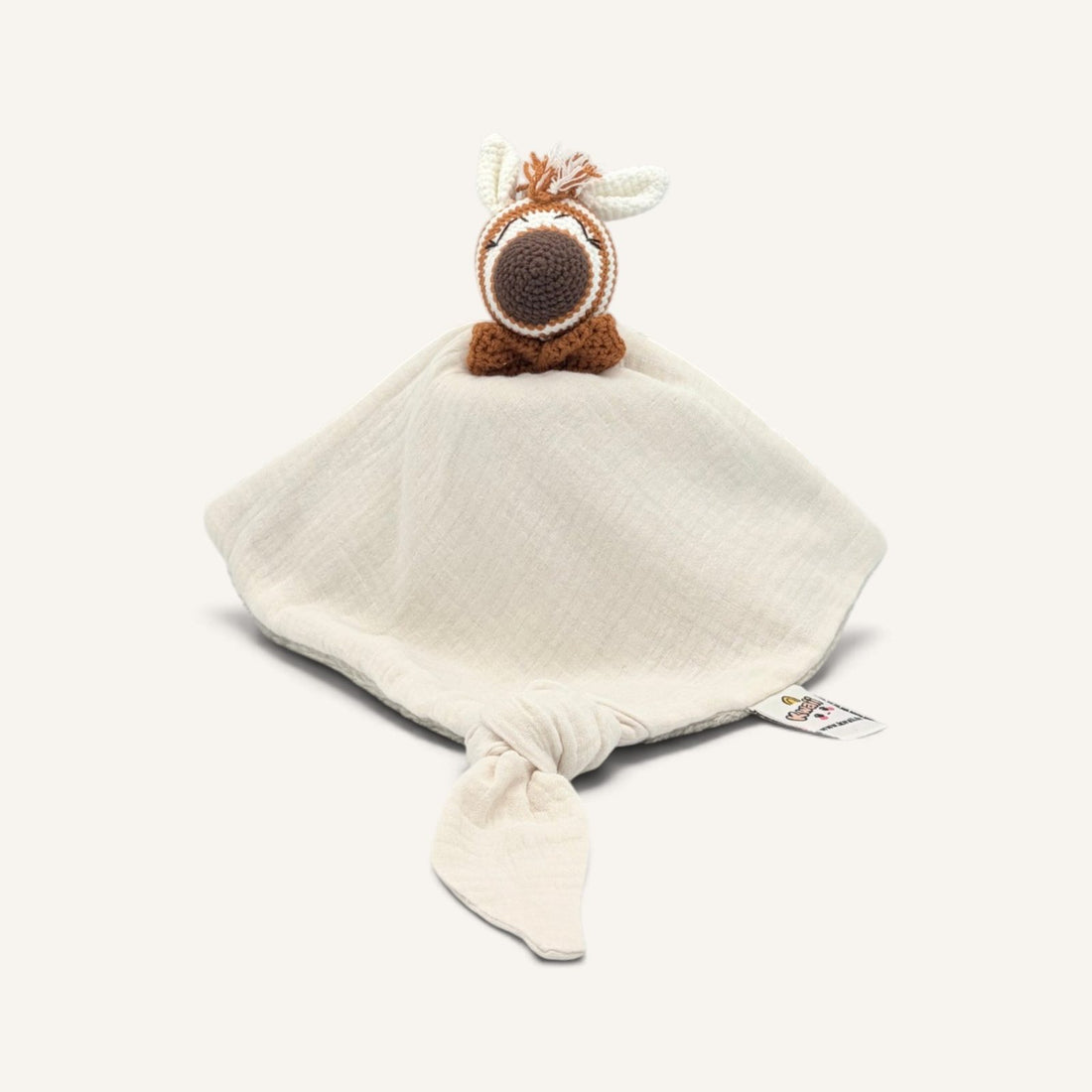 Rey nez brun tissu crème sans bras, vue de face