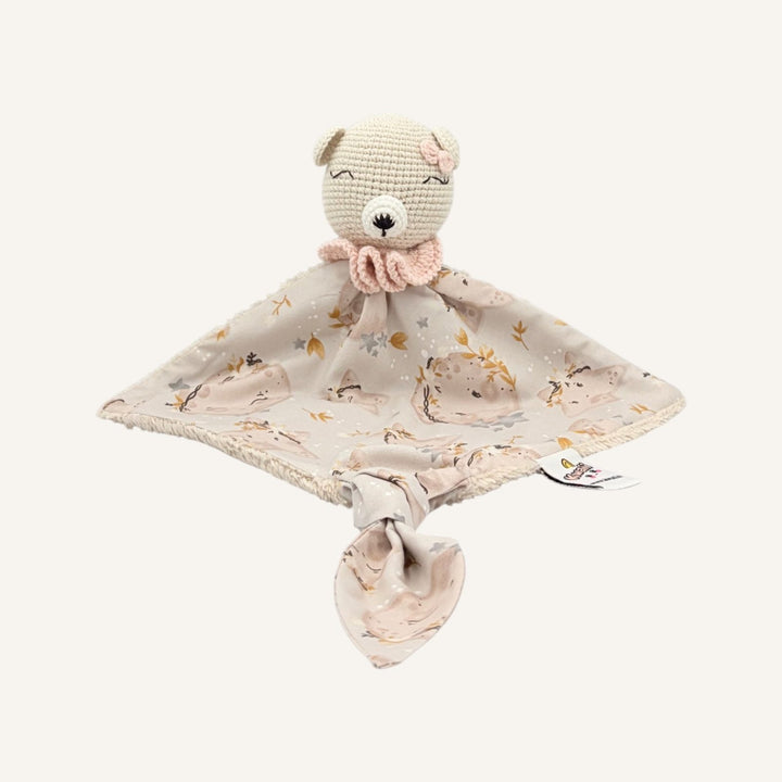 Ted beige col rose sans bras, vue de face