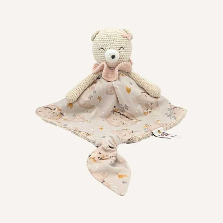 Ted beige col rose avec bras, vue de face