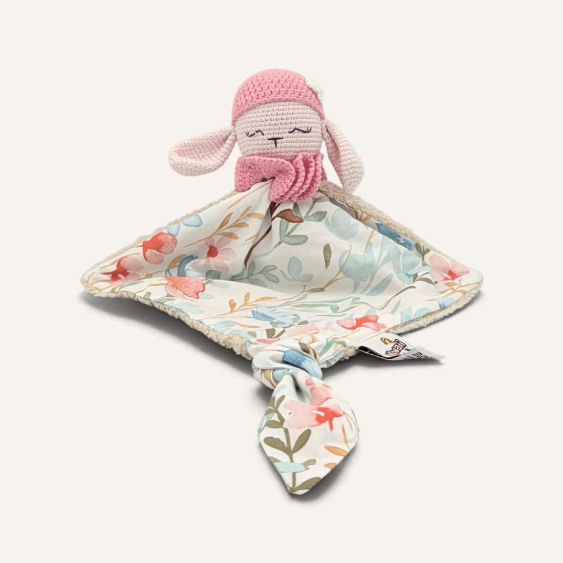 Wooly bonnet fuchsia aquarelle sans bras, vue de face