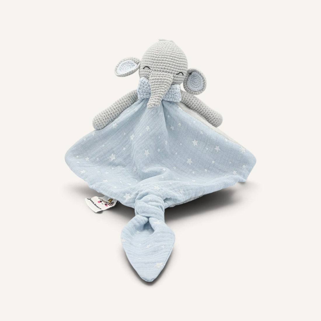 Pachi bleu étoiles avec bras, vue de face