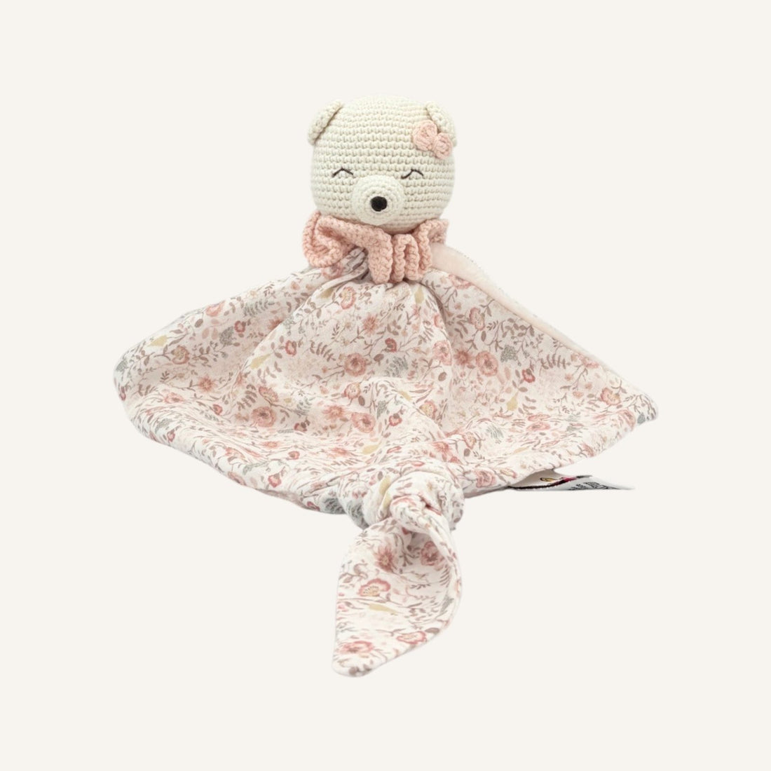 Ted crème col rose sans bras, vue de face