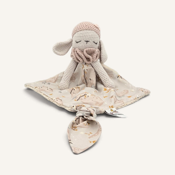 Wooly bonnet beige col beige avec bras, vue de face