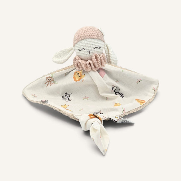 Wooly tissu animaux col froufrou sans bras, vue de face